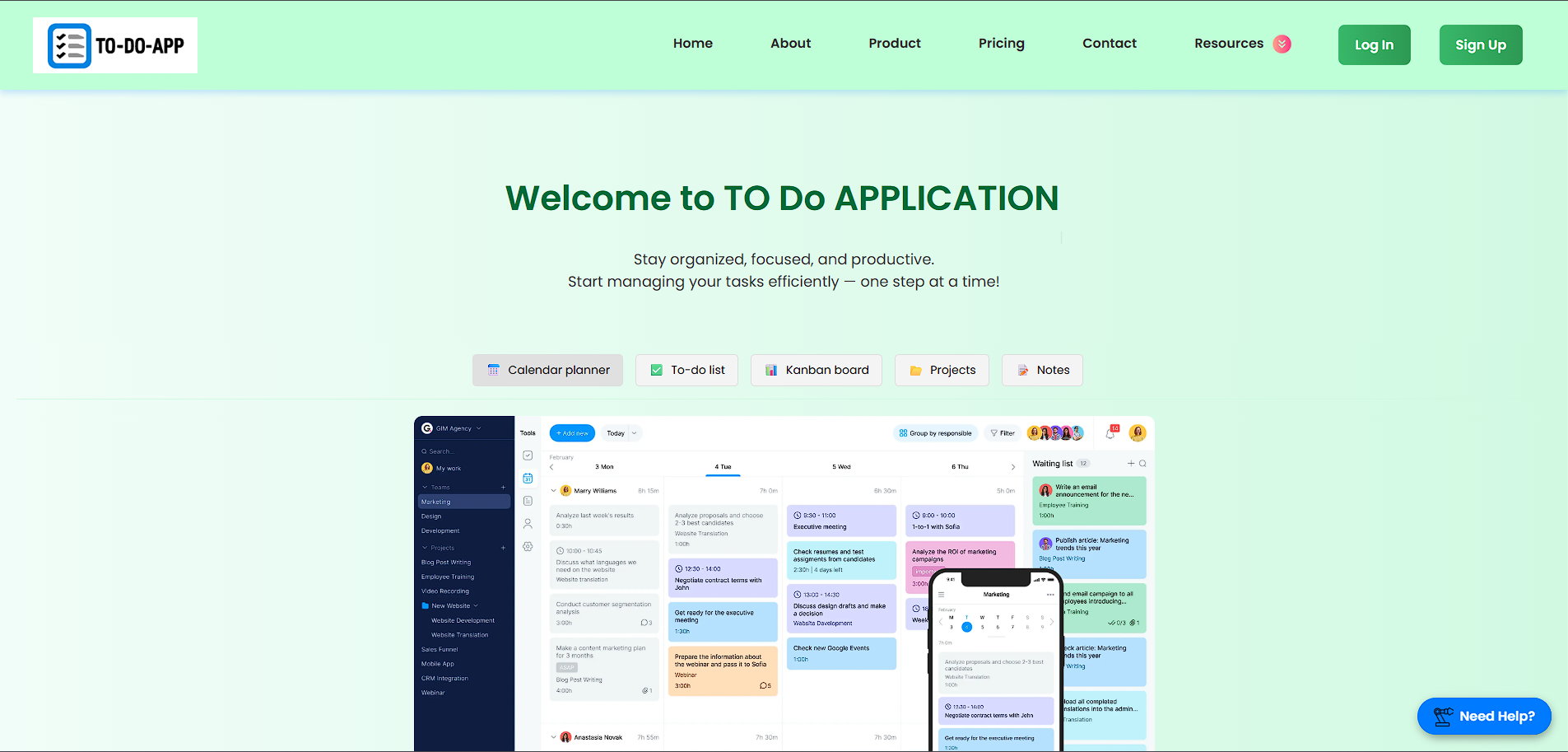 TO-DO App Screenshot